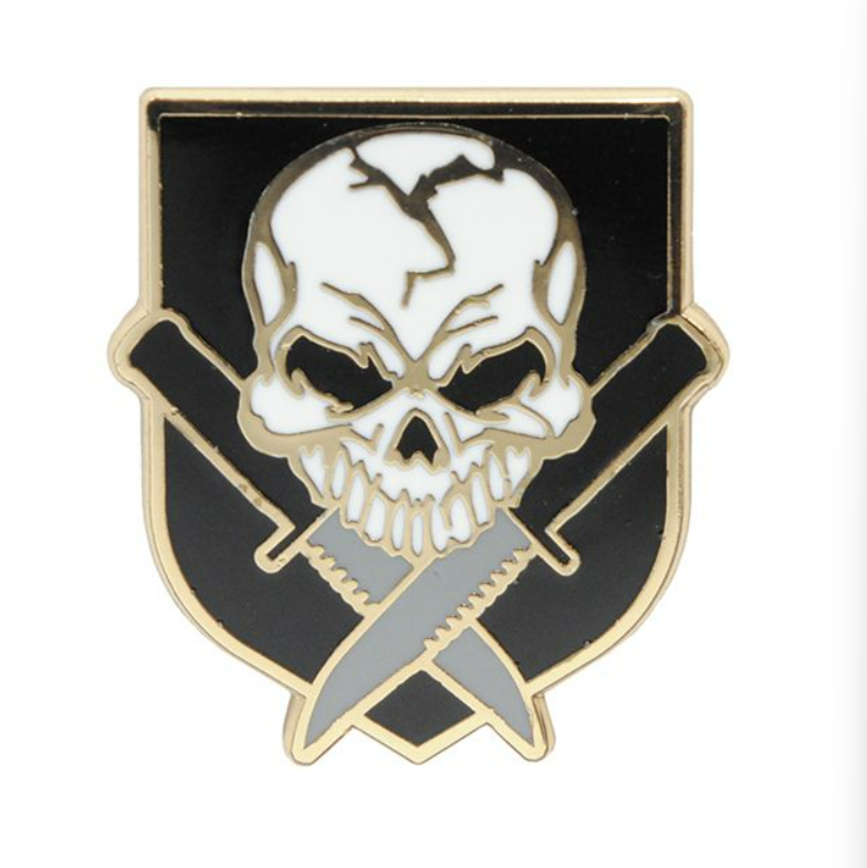Skull & Shield Camo Pins