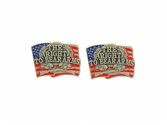 The Right to Keep and Bear Arms Cufflinks