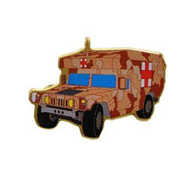 Humvee Ambulance Pins – DIY Cufflinks