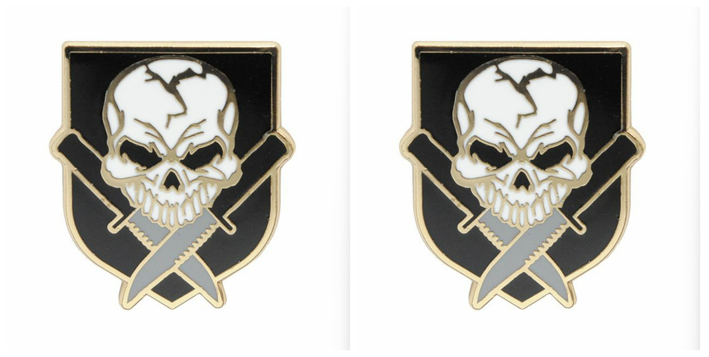 Skull & Shield Camo Cufflinks