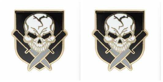 Skull & Shield Camo Cufflinks